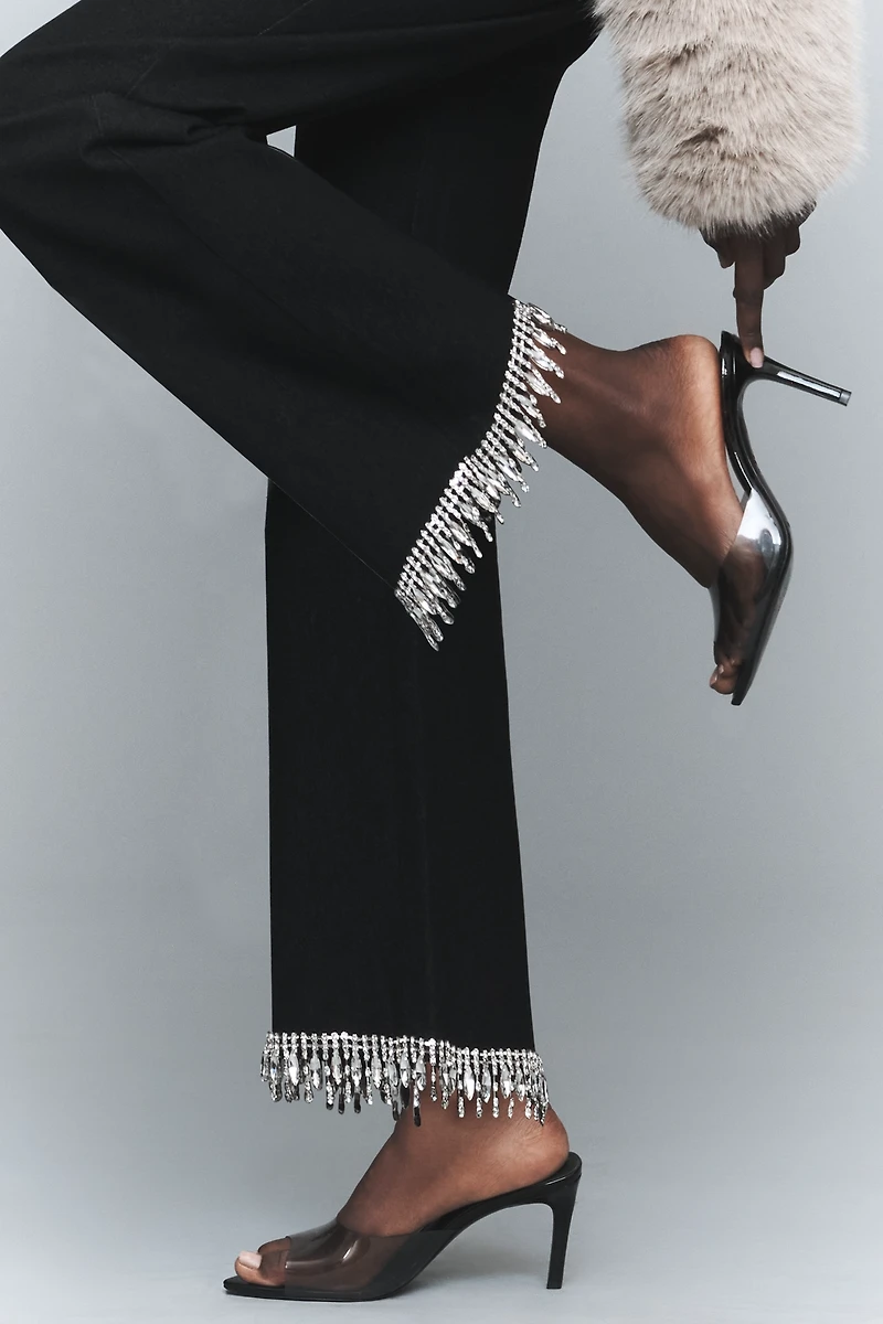 En Saison Leah Petite Rhinestone Jeans