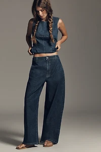 Maeve High-Rise Tapered Jeans