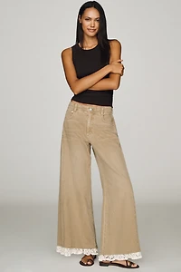 Pilcro Adi Mid-Rise Relaxed Wide-Leg Jeans