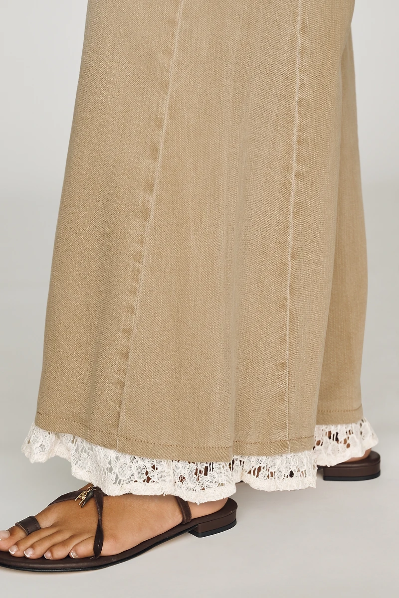 Pilcro Adi Mid-Rise Relaxed Wide-Leg Jeans