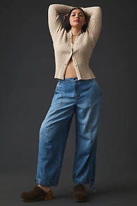 Pilcro Beach Cargo Mid-Rise Jeans