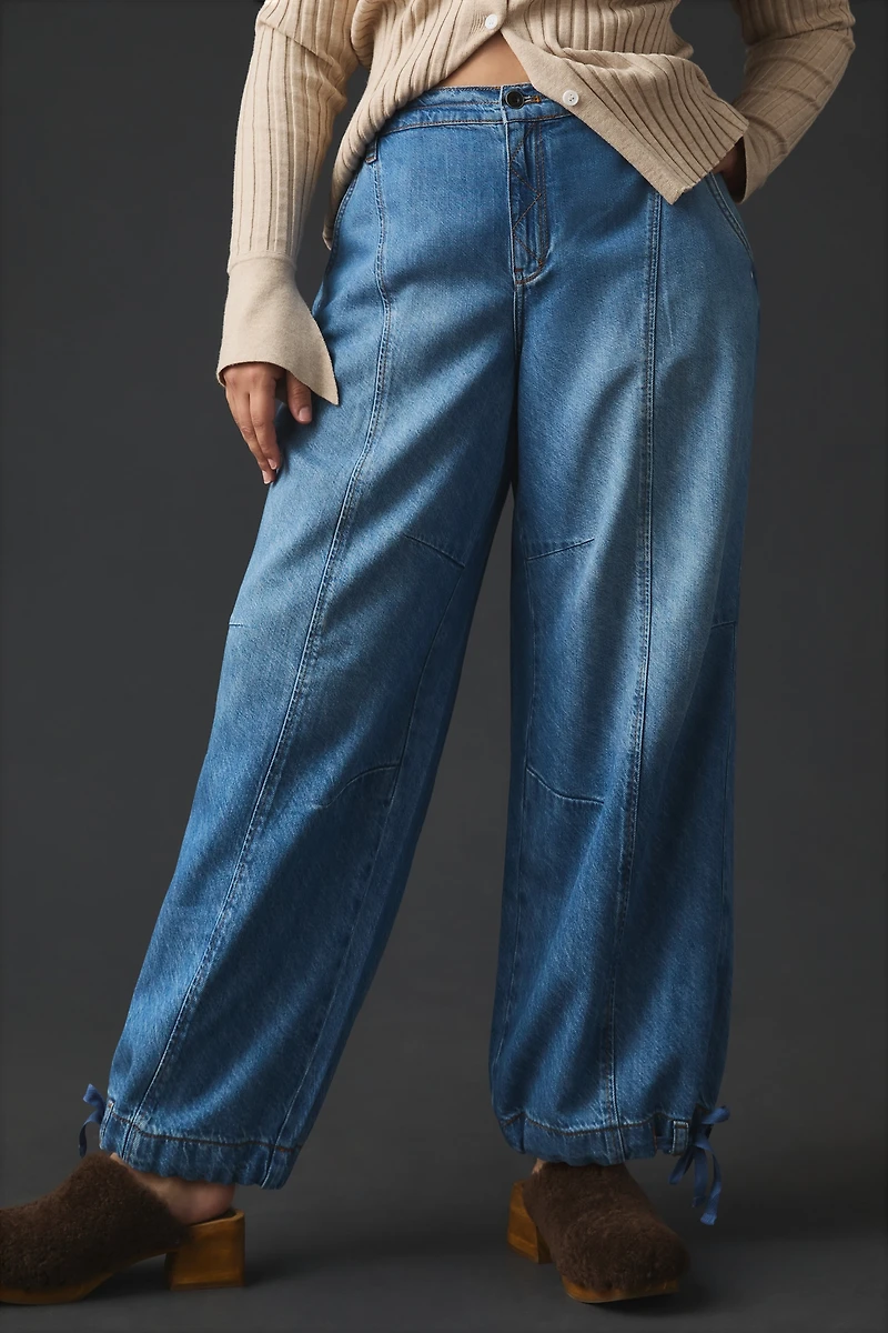 Pilcro Beach Cargo Mid-Rise Jeans