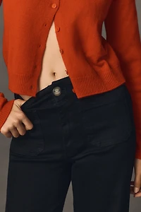 The Colette High-Rise Crop Wide-Leg Jeans by Maeve