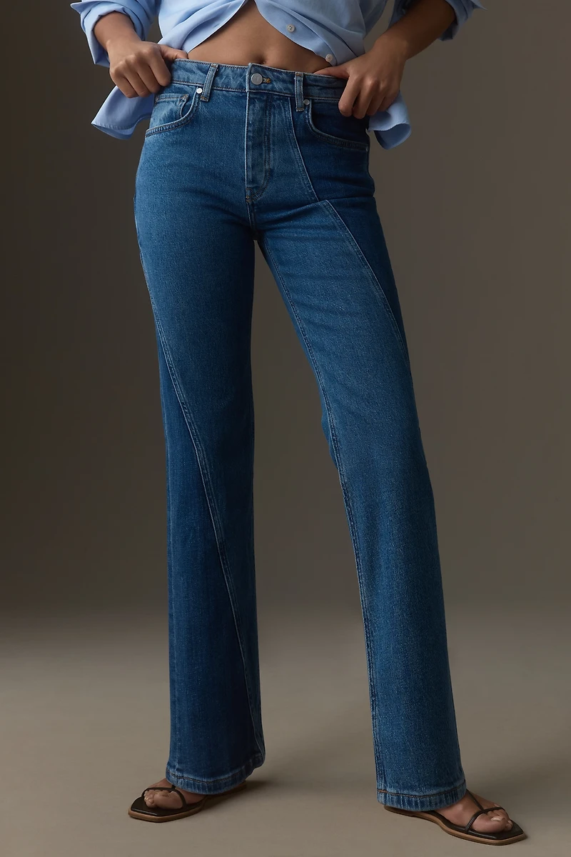 Pilcro Vintage High-Rise Straight-Leg Jeans