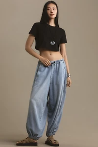 Pilcro Beachy High-Rise Parachute Jeans