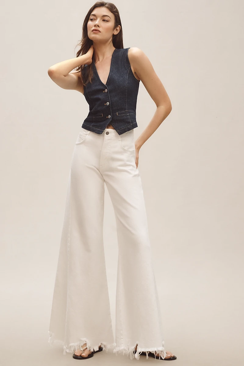 The Adi Mid-Rise Flare Jeans by Pilcro
