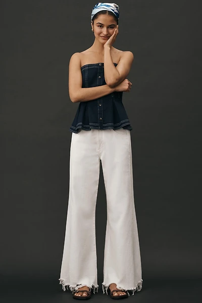 The Adi Mid-Rise Flare Jeans by Pilcro