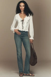 Pilcro Low-Rise Mini Bootcut Jeans