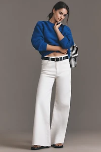The Robbie High-Rise Flared Fray Jeans
