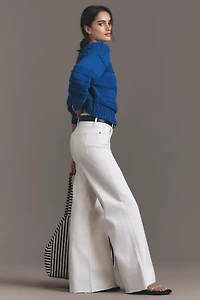 The Robbie High-Rise Flared Fray Jeans