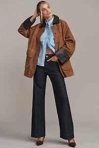 Colette Full-Length Wide-Leg Jeans by Maeve