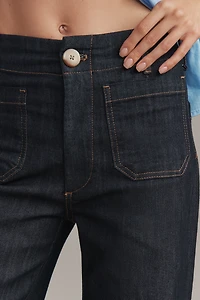 Colette Full-Length Wide-Leg Jeans by Maeve
