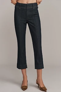 Maeve Slim 70s High-Rise Crop Flare Jeans