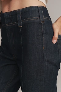 Maeve Slim 70s High-Rise Crop Flare Jeans