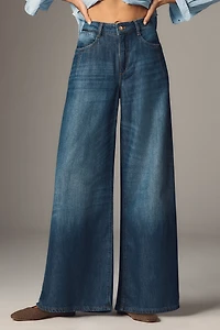 Pilcro High-Rise Wide-Leg Trouser Jeans