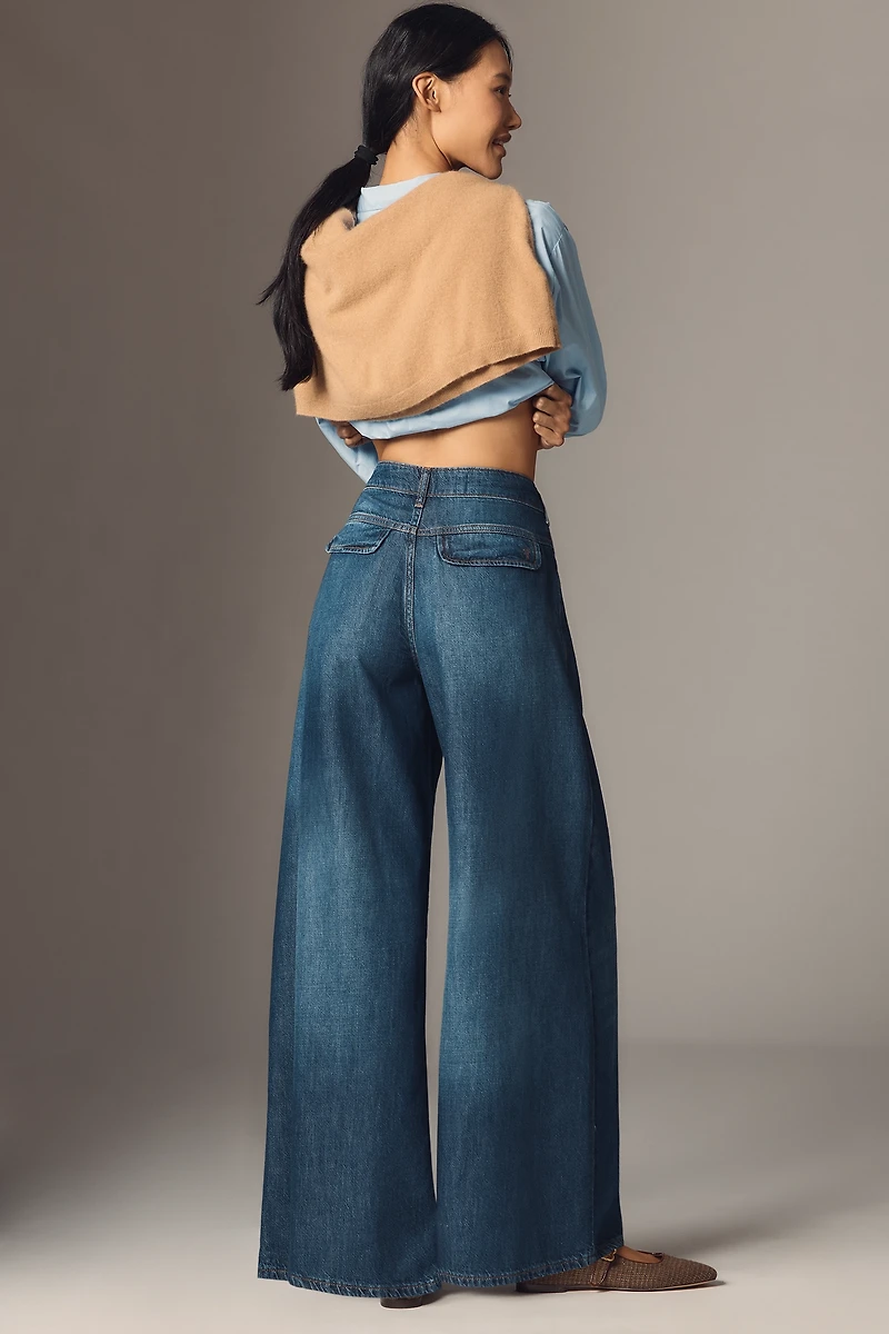 Pilcro High-Rise Wide-Leg Trouser Jeans