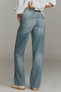 Pilcro High-Rise Straight-Leg Jeans