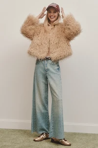 The Adi Mid-Rise Studded Flare Jeans by Pilcro