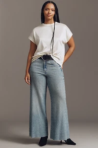 The Adi Mid-Rise Studded Flare Jeans by Pilcro