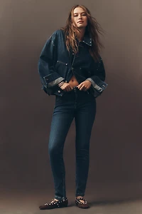 Pilcro Rococo Mid-Rise Zipper-Hem Skinny Jeans