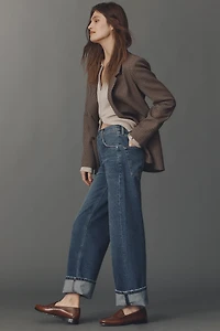 Pilcro Baggy Beau Boyfriend Mid-Rise Relaxed Jeans