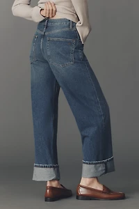 Pilcro Baggy Beau Boyfriend Mid-Rise Relaxed Jeans