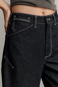 Kayden High Rise Barrel Carpenter Jeans by Pilcro