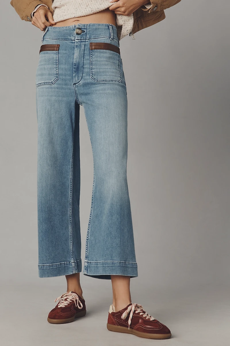 The Colette High-Rise Wide-Leg Jeans by Maeve