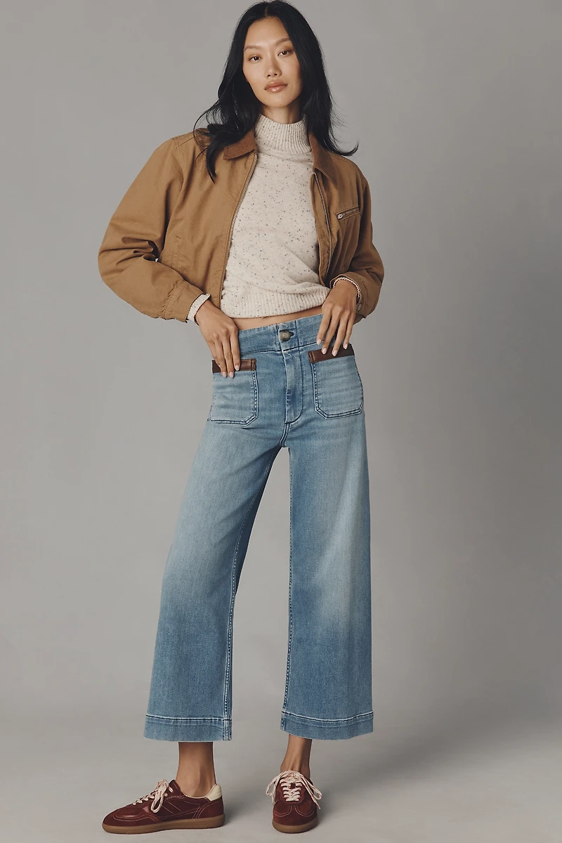 The Colette High-Rise Wide-Leg Jeans by Maeve