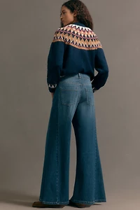 The Adi Mid-Rise Flare Jeans by Pilcro