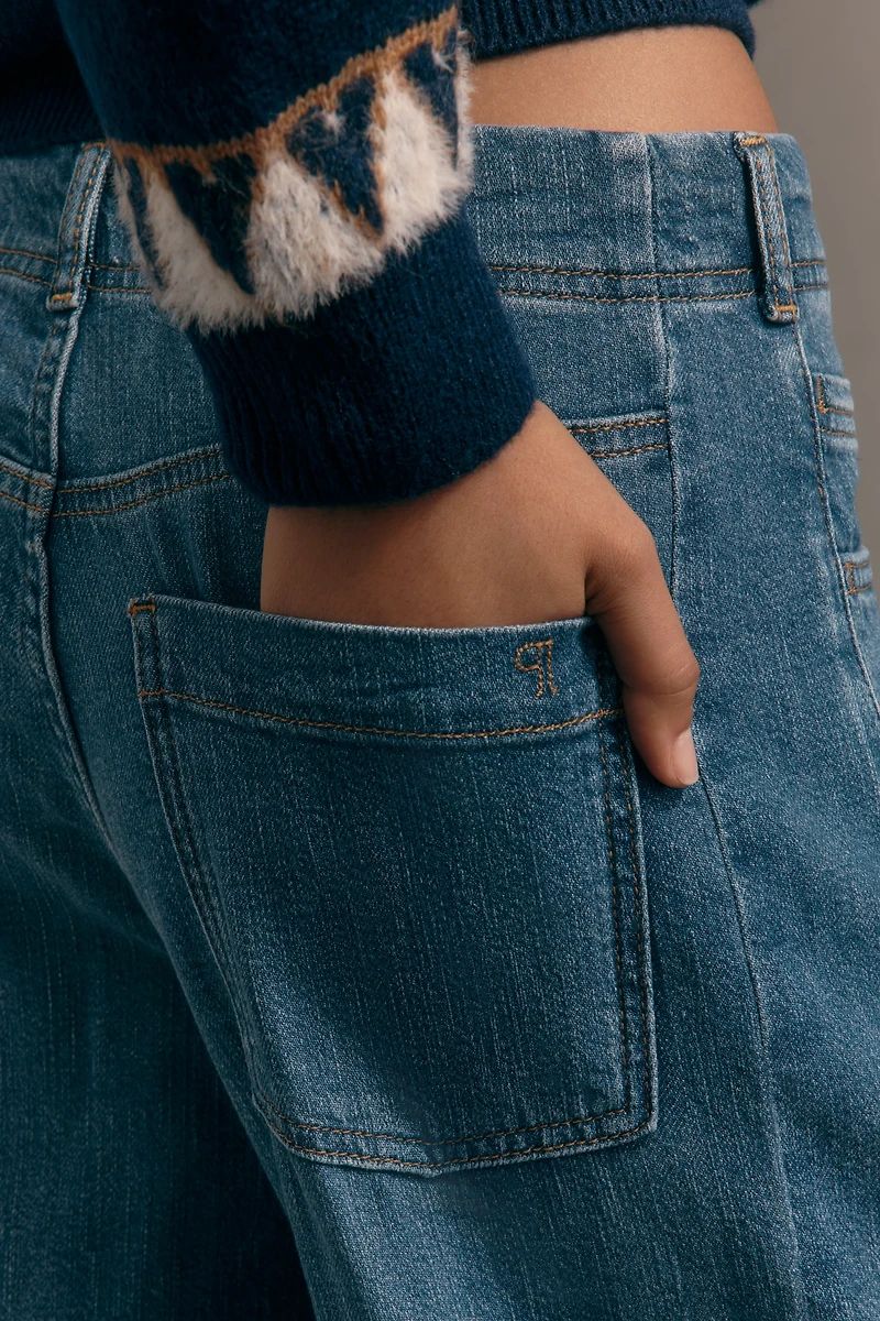 The Adi Mid-Rise Flare Jeans by Pilcro