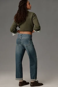 Pilcro Regenerative Cotton Baggy Boyfriend Mid-Rise Relaxed Jeans