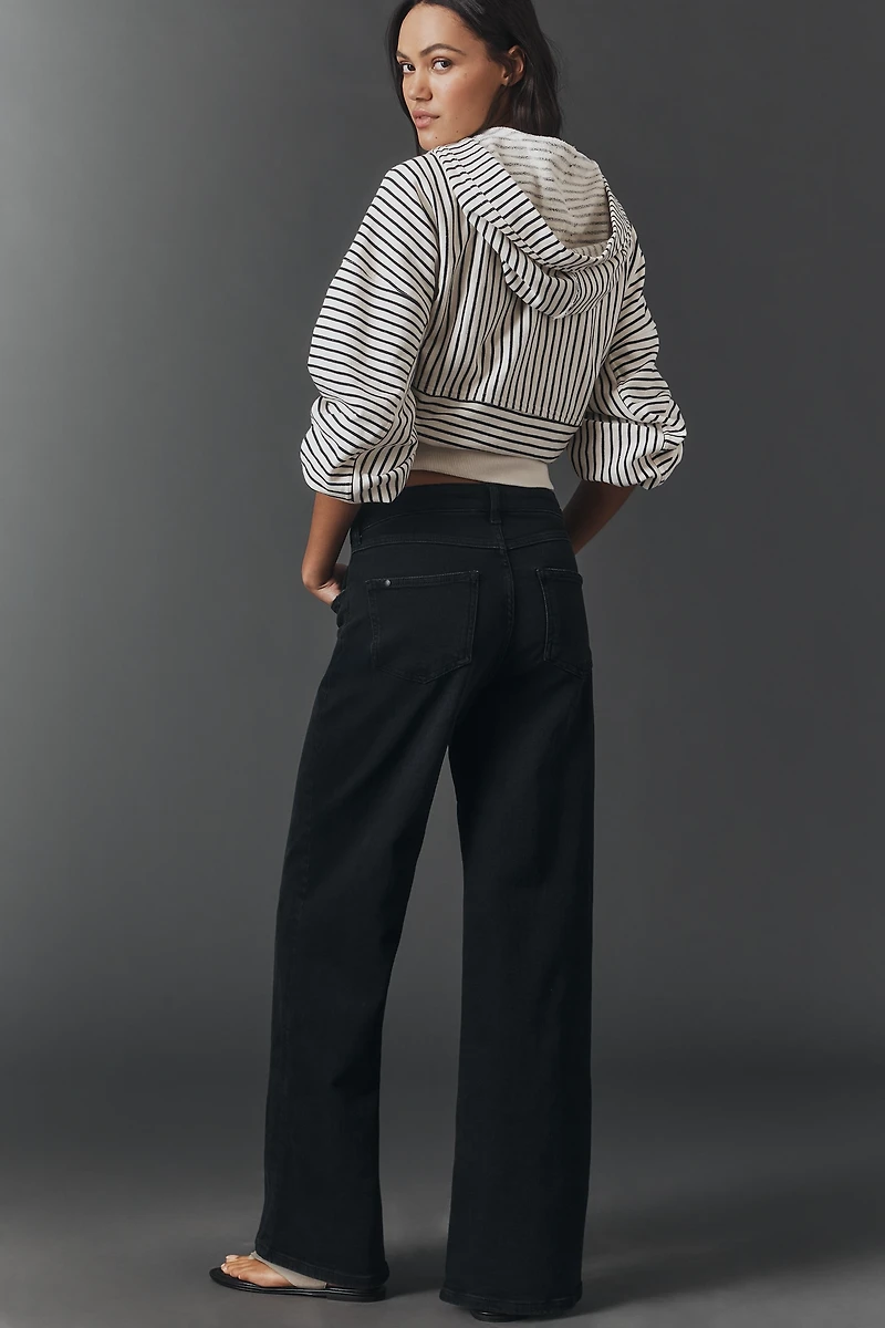 Pilcro Sadie High-Rise Wide-Leg Jeans