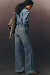 Pilcro Pocket High-Rise Flare Jeans