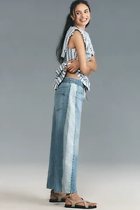 ASKK NY High-Rise Drawstring Barrel Jeans