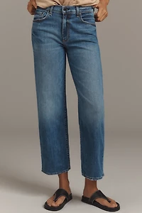ASKK NY Mid-Rise Crop Wide-Leg Jeans