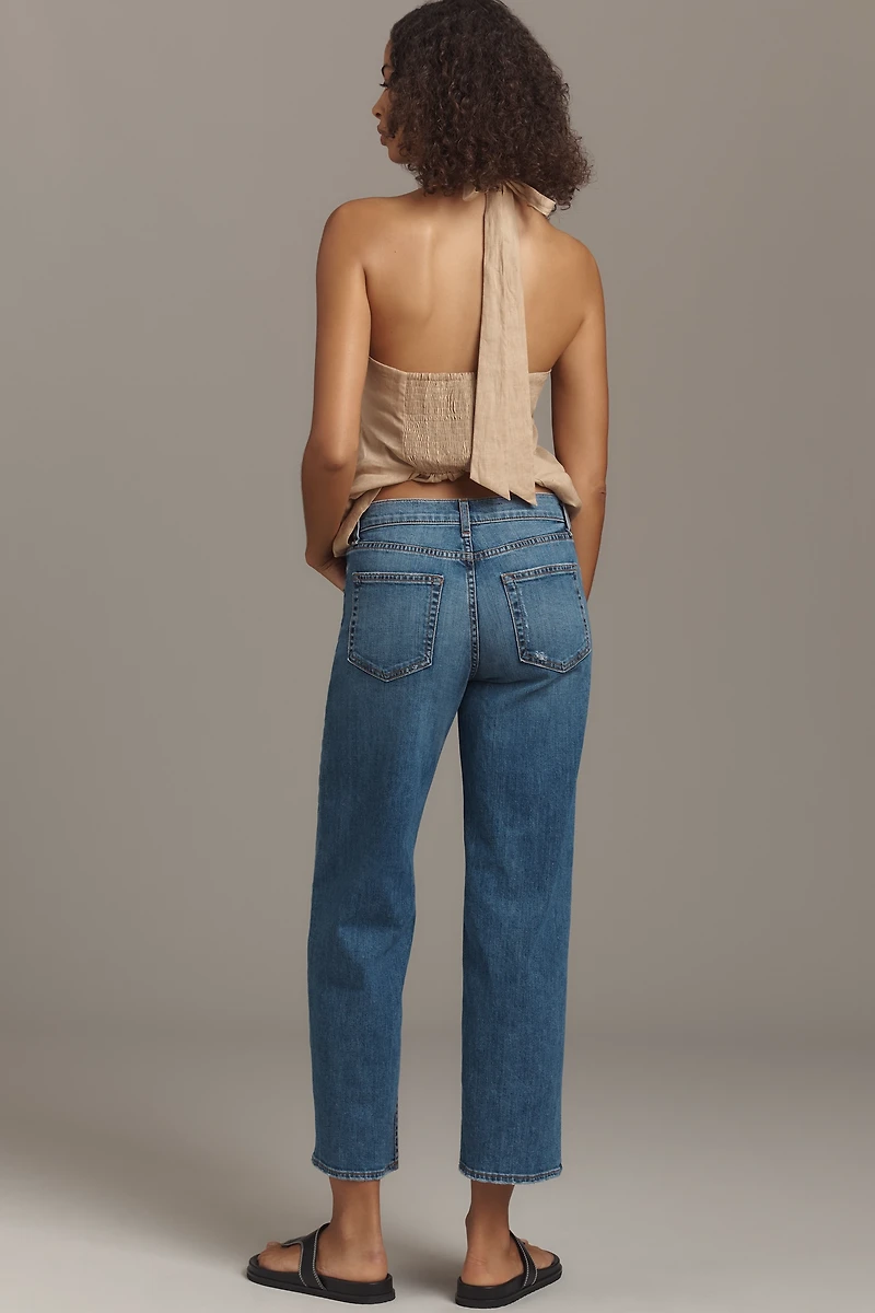 ASKK NY Mid-Rise Crop Wide-Leg Jeans