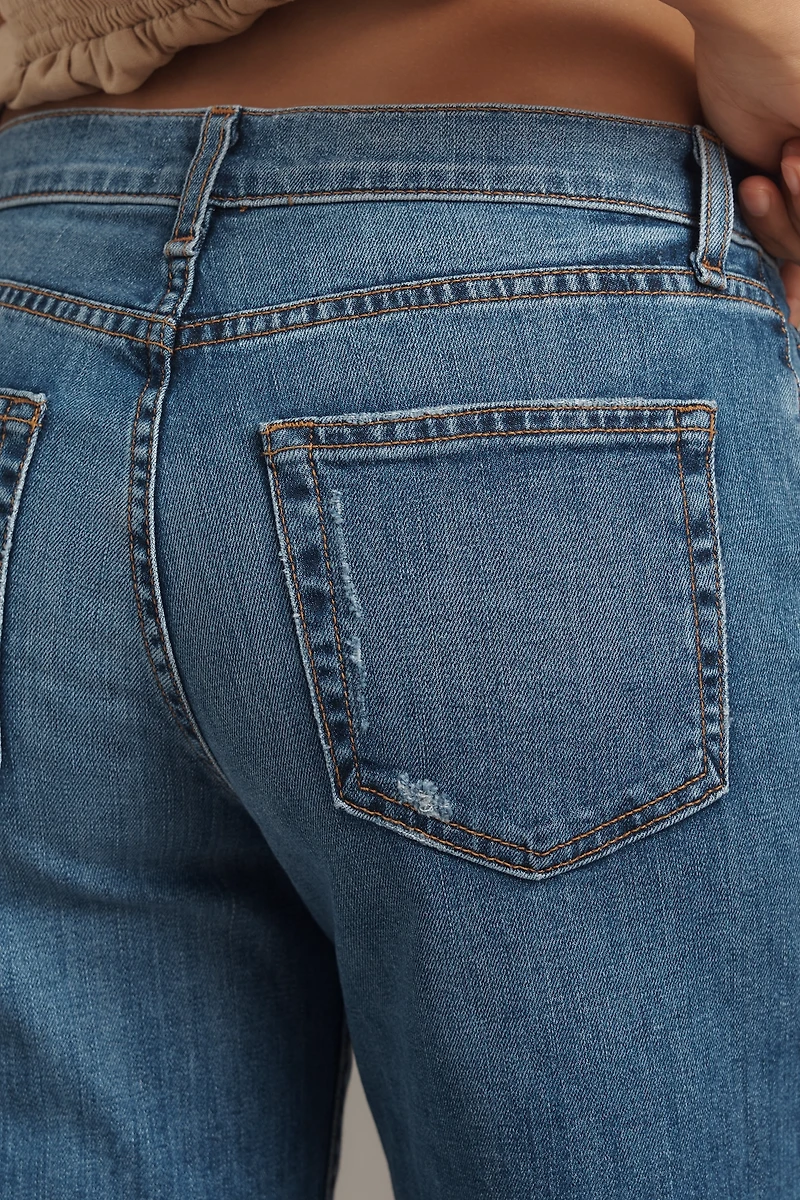 ASKK NY Mid-Rise Crop Wide-Leg Jeans