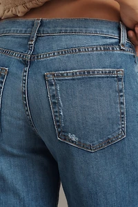 ASKK NY Mid-Rise Crop Wide-Leg Jeans
