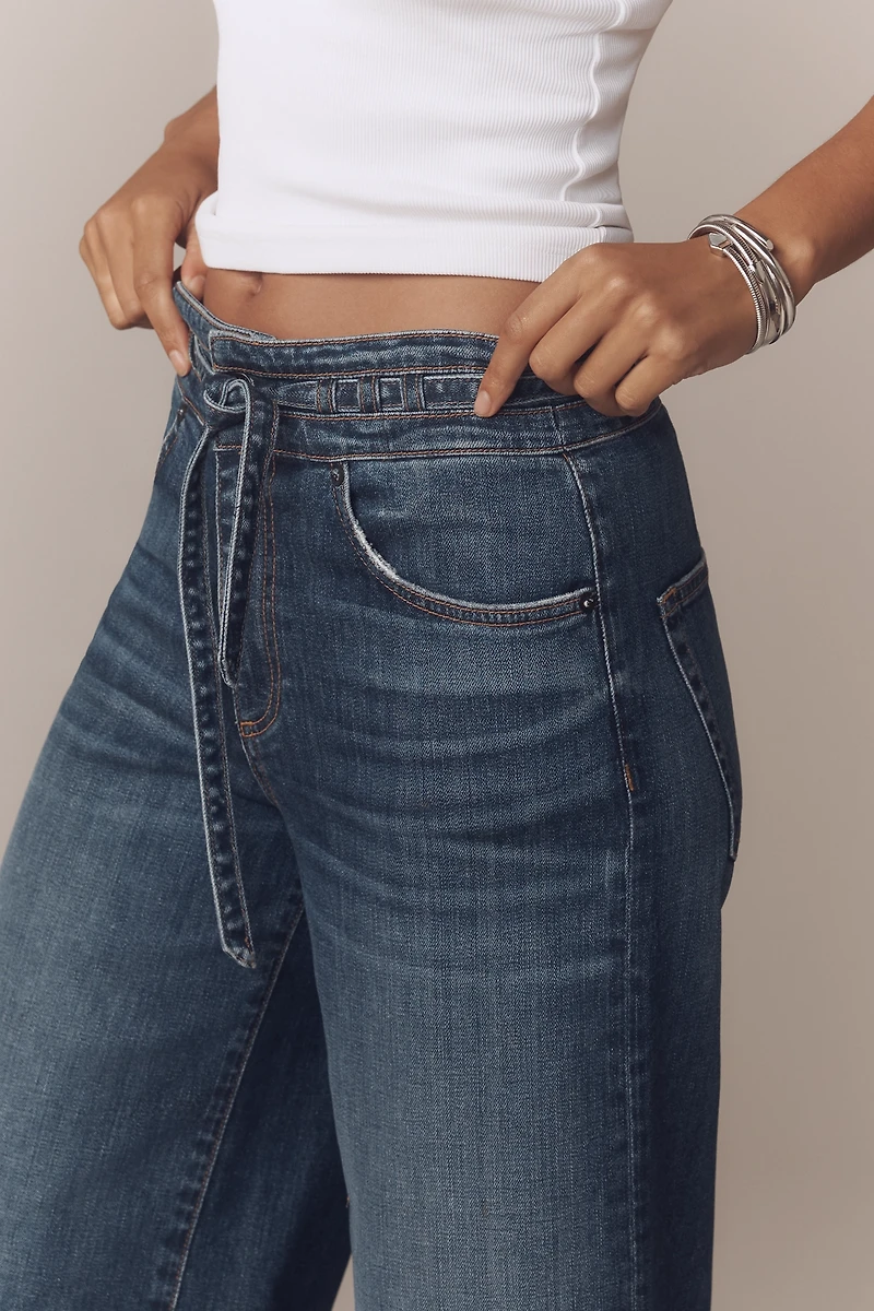 ASKK NY Rio High-Rise Crop Wide-Leg Jeans
