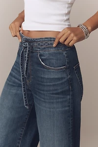 ASKK NY Rio High-Rise Crop Wide-Leg Jeans