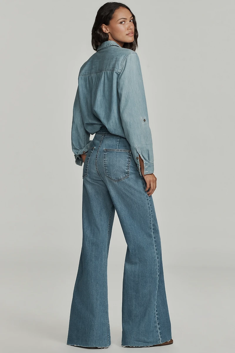 ASKK NY Wooster High-Rise Flare Jeans
