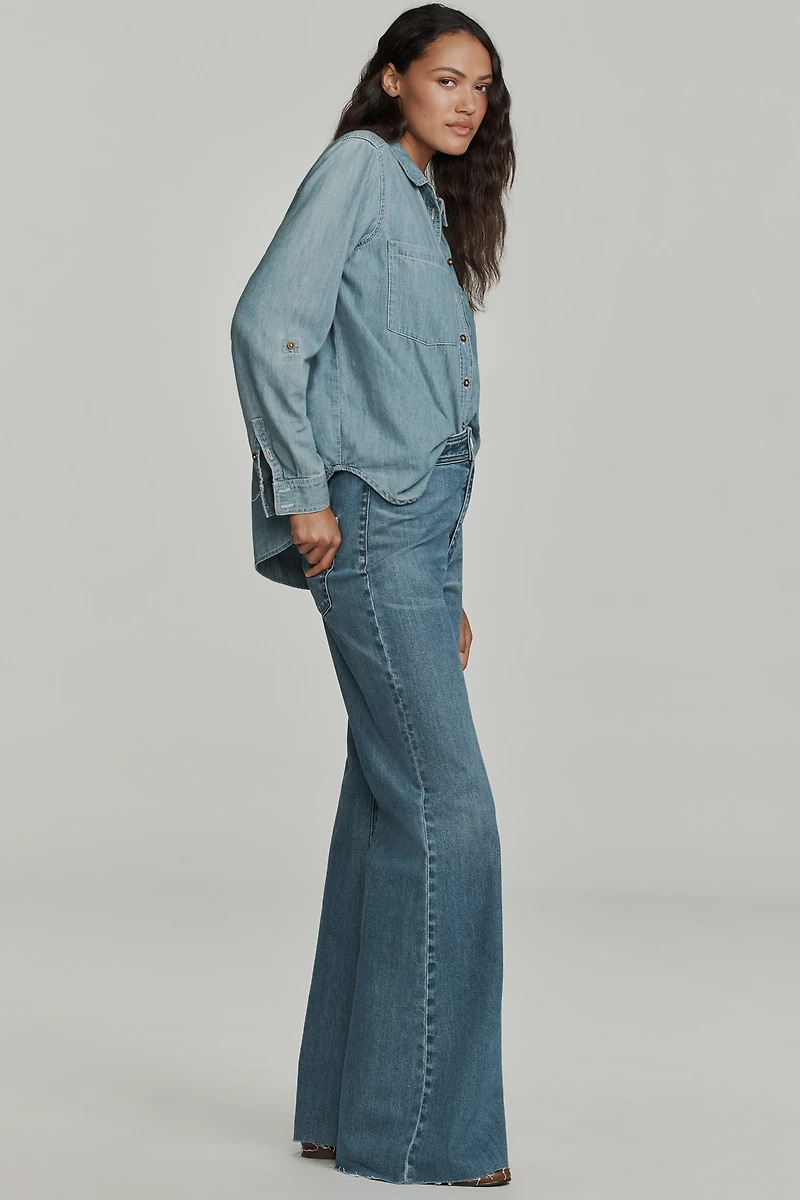 ASKK NY Wooster High-Rise Flare Jeans