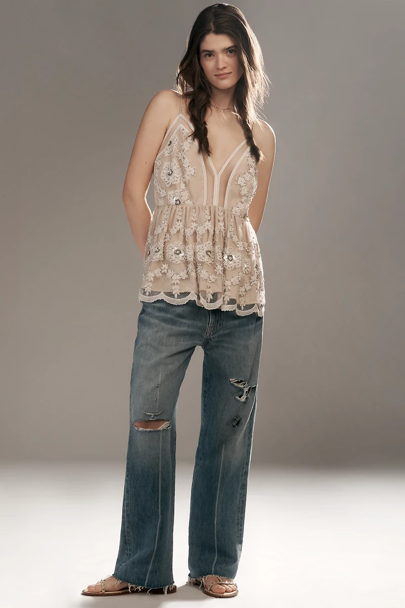 Denimist Haisley Slouch Low-Rise Wide-Leg Jeans