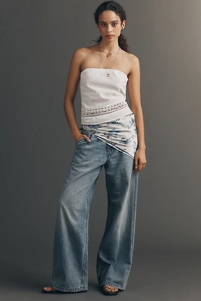 Denimist Teri High-Rise Wide-Leg Jeans