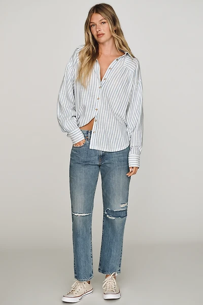 Denimist Lindsay Mid-Rise Slim Jeans