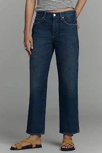 AMO Valentina High-Rise Straight-Leg Jeans