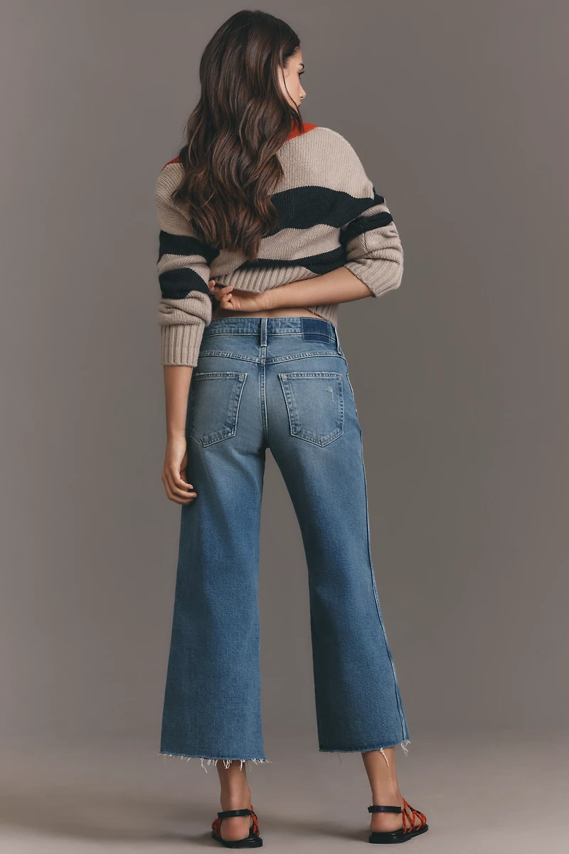 AMO Majorie High-Rise Crop Flare Jeans