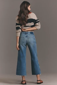 AMO Majorie High-Rise Crop Flare Jeans
