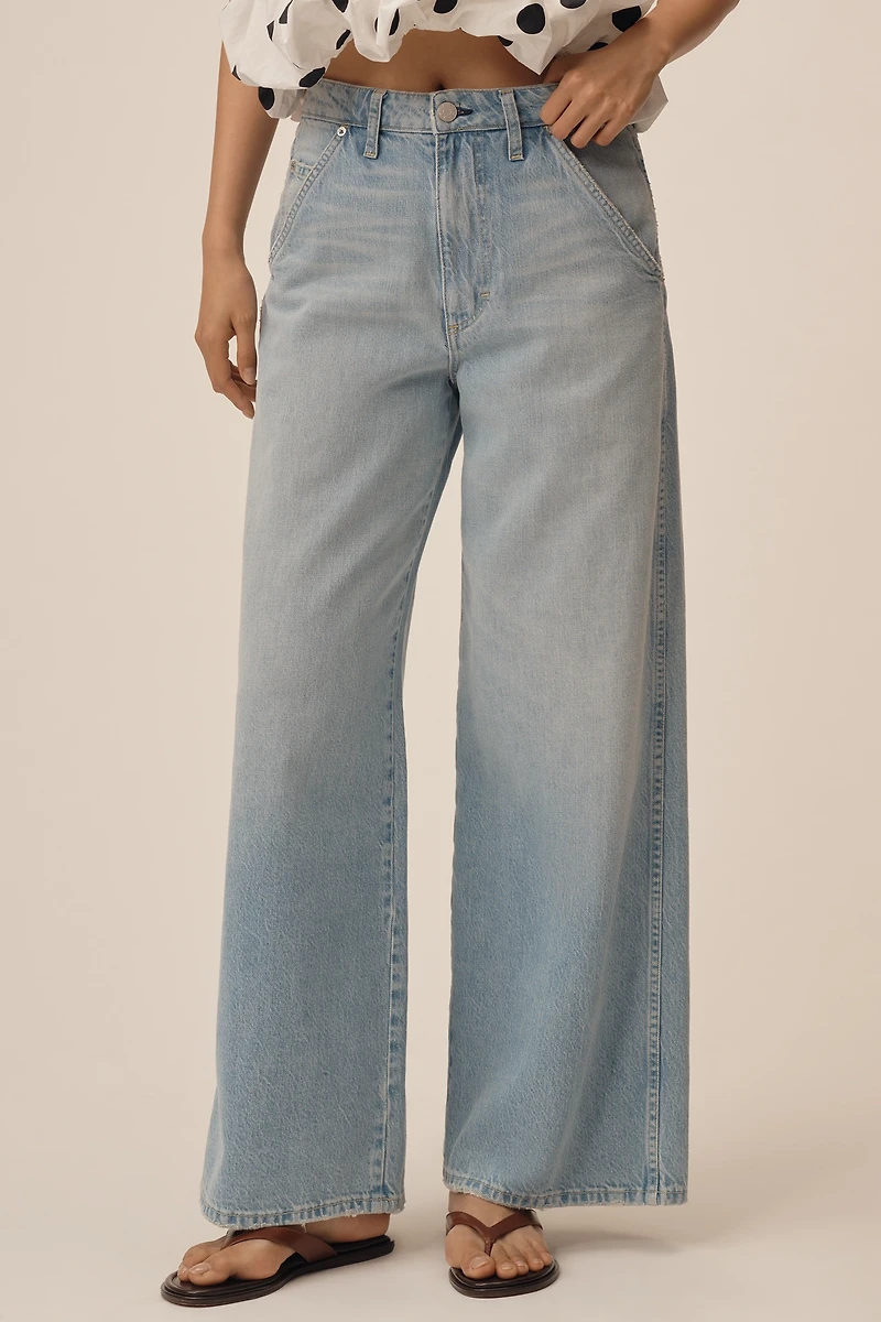 AMO Isabel High-Rise Wide-Leg Jeans